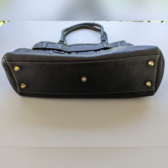 Coach Hampton Pebble Leather Black Bag - E06S-10213 - Picture 4 of 8